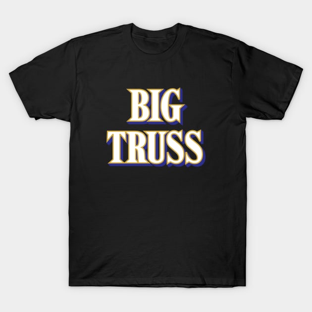 Big Truss - Black 1 T-Shirt by KFig21